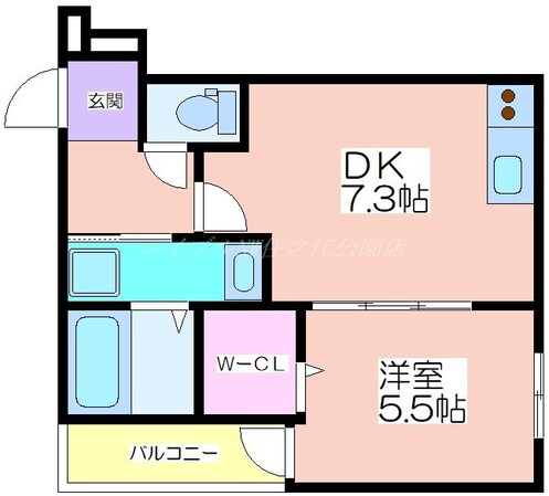 フジパレス沢ノ町駅南の物件間取画像